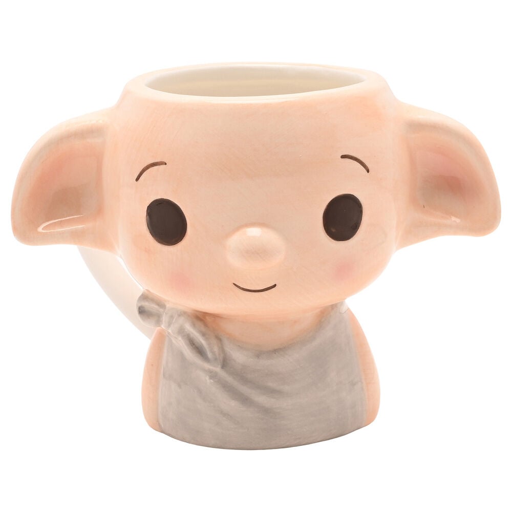 Taza 3D de cerámica con forma de Dobby de Harry Potter