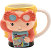 Taza 3D de cerámica de Luna Lovegood con The Quibbler