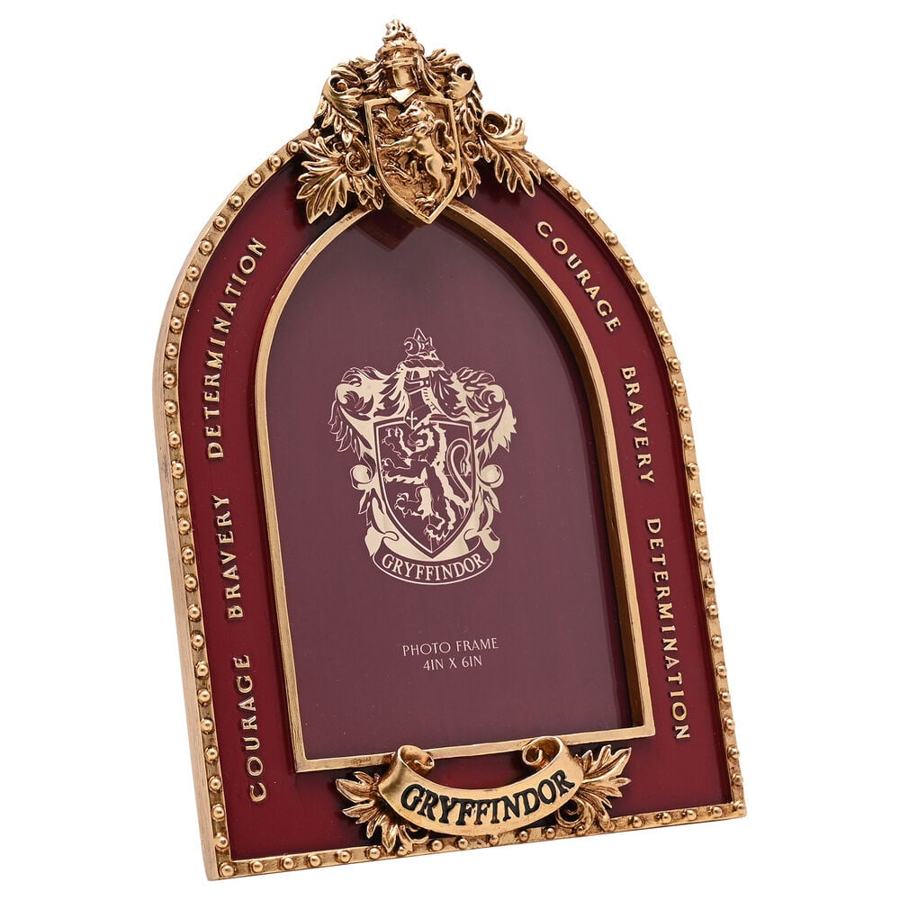 Marco de fotos Gryffindor de Harry Potter en burdeos y dorado