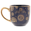 Taza de cerámica Ravenclaw de Harry Potter azul marino y dorada