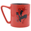 Taza roja de cerámica de Spider-Man Marvel con ilustración del superhéroe