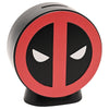 Hucha Deadpool Marvel roja y negra con ranura superior