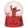 Bola de agua roja de Spider-Man Marvel con figura y partículas decorativas