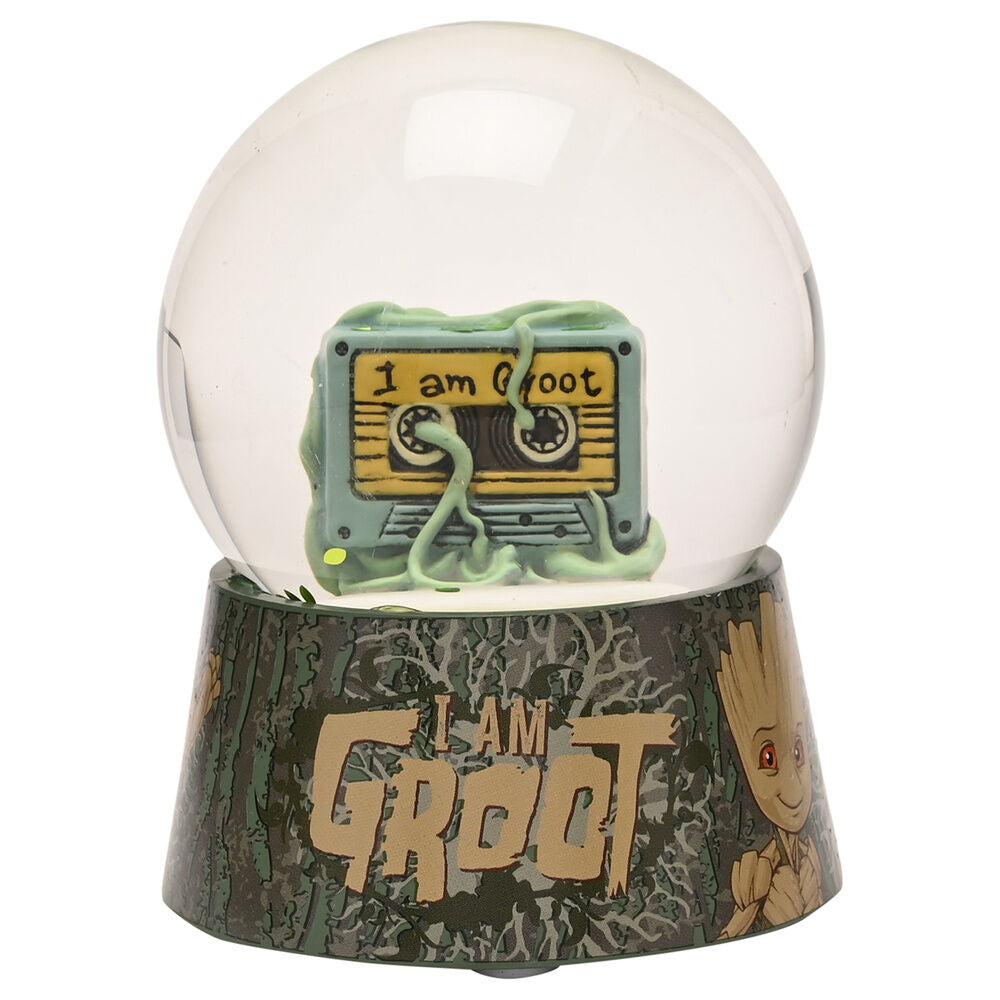 Bola de nieve de Groot de Marvel con casete «I am Groot»