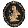 Placa de resina de Sally de Pesadilla Antes de Navidad con detalles dorados