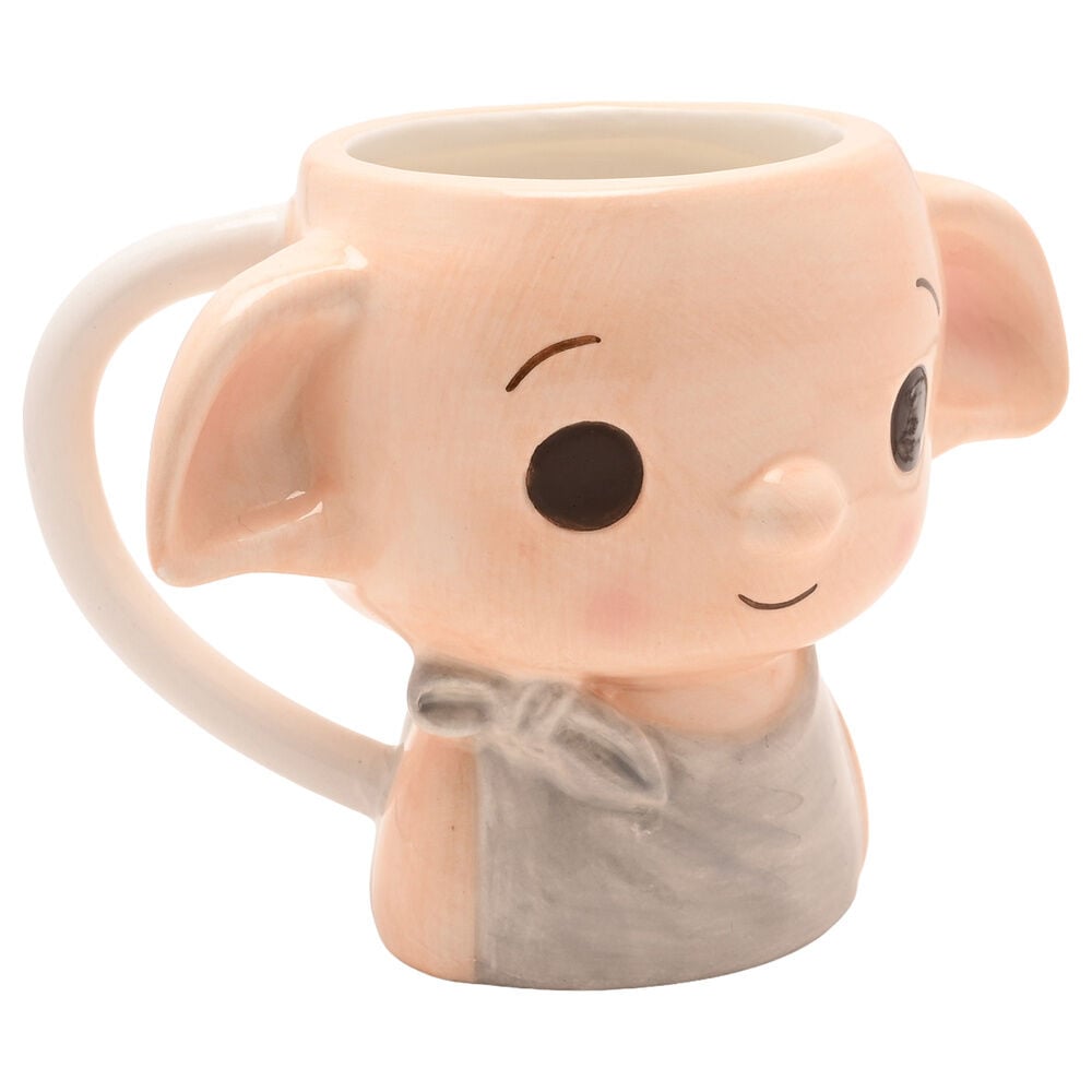 Taza 3D de cerámica con forma de Dobby de Harry Potter - 2