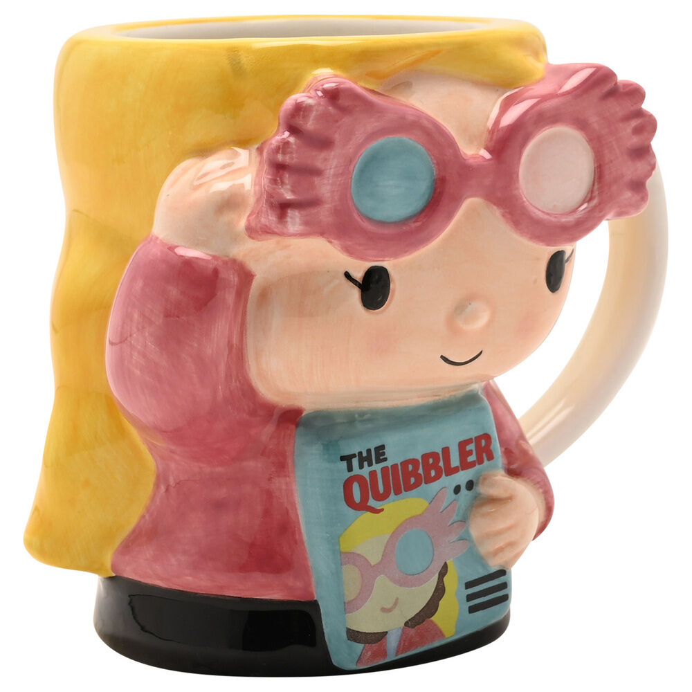 Taza 3D de cerámica de Luna Lovegood con The Quibbler - 2