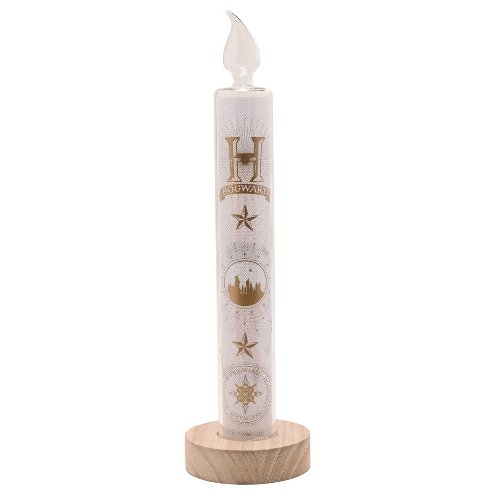 Vela LED Yule Ball de Harry Potter con diseño de Hogwarts y base decorativa - 2