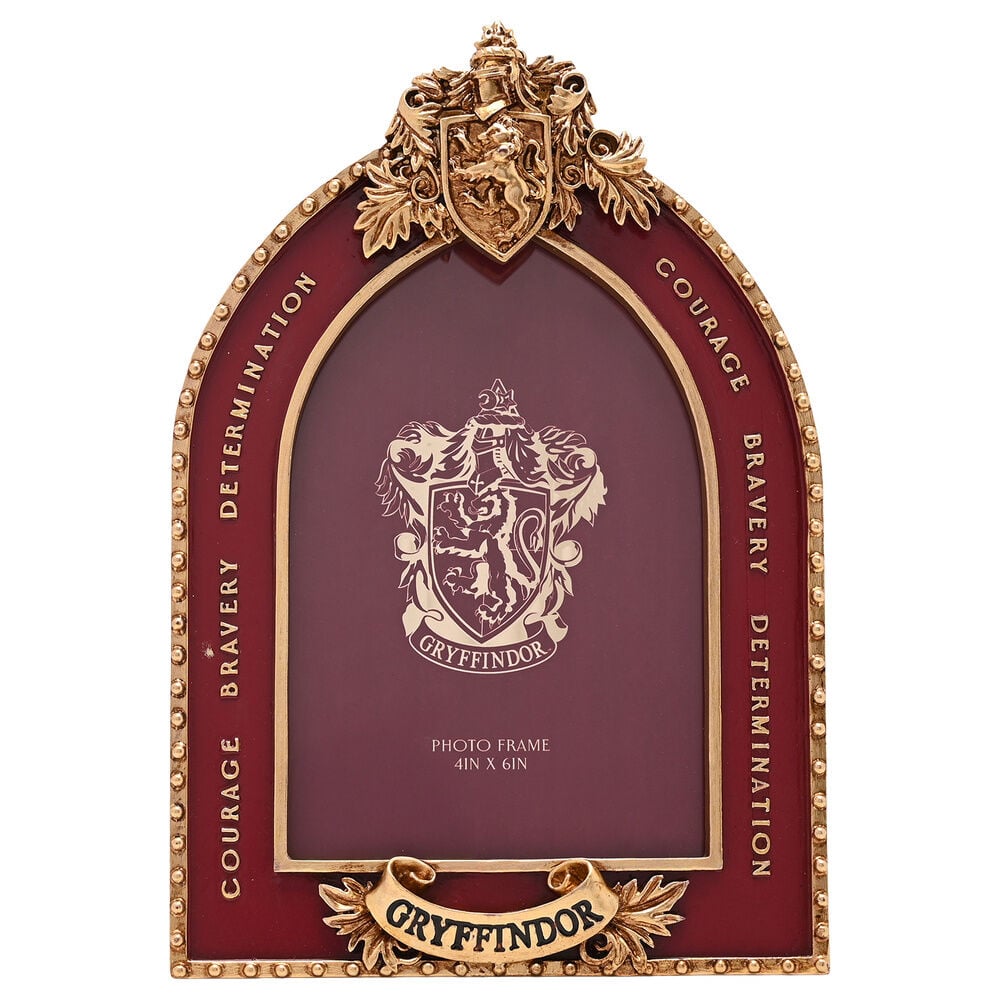 Marco de fotos Gryffindor de Harry Potter en burdeos y dorado - 2