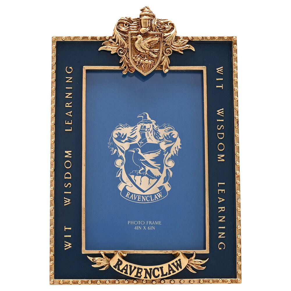 Marco de fotos Ravenclaw de Harry Potter azul y dorado - 2