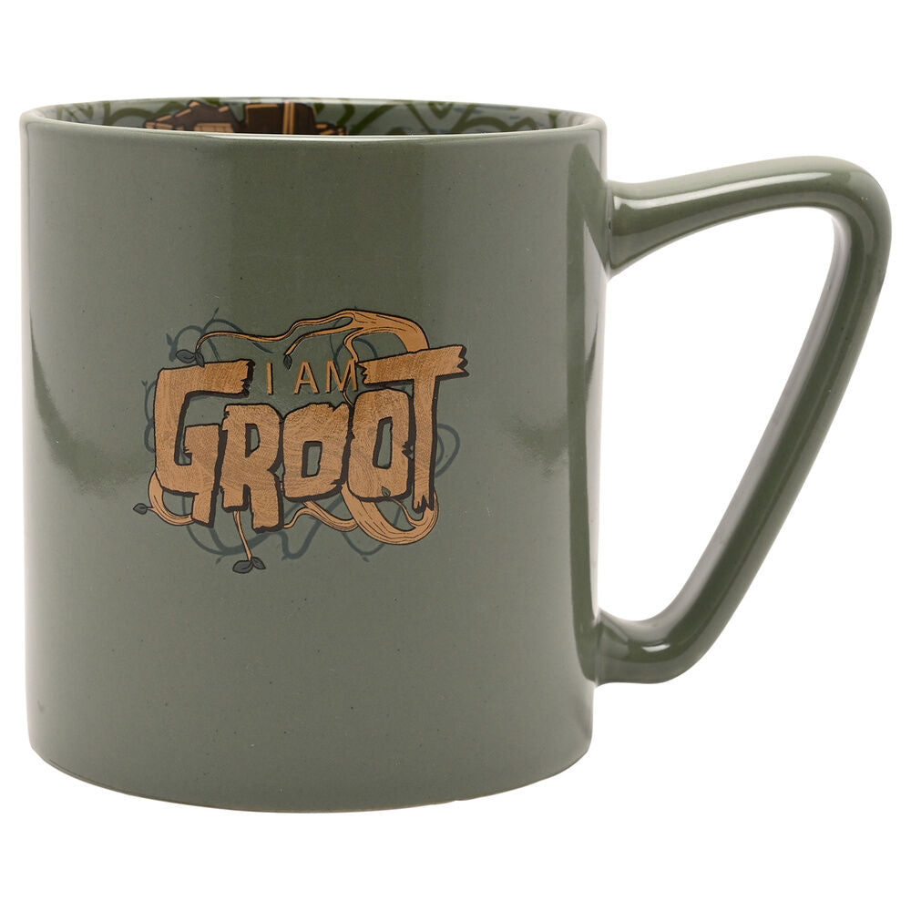 Taza de cerámica de Groot de Marvel con ilustración exterior - 2