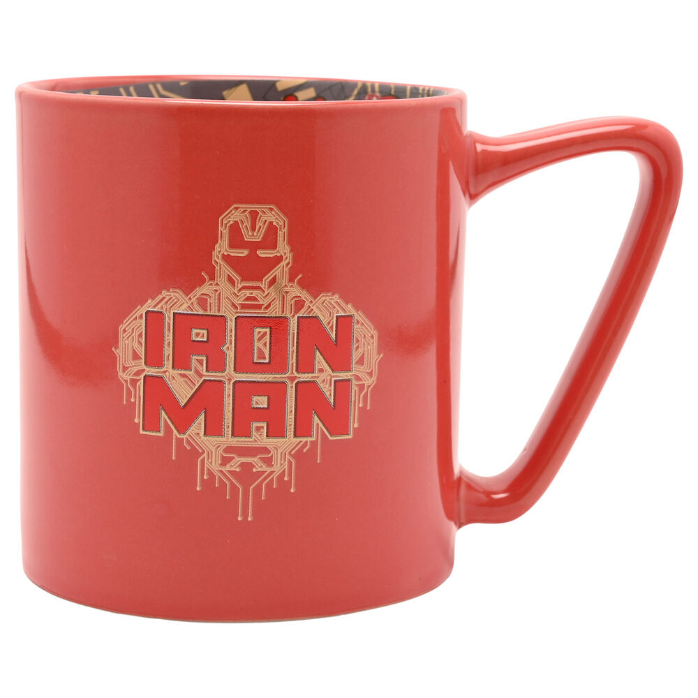 Taza roja de cerámica Iron Man Marvel de 500 ml - 2