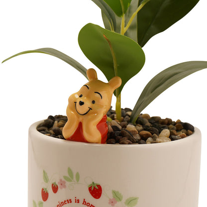Maceta 3D de cerámica de Winnie the Pooh con planta artificial - 2