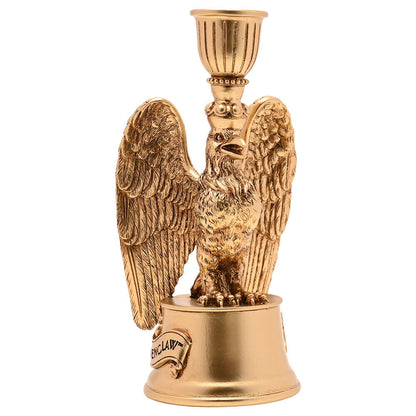 Portavelas 3D dorado con cuervo Ravenclaw de Harry Potter - 3
