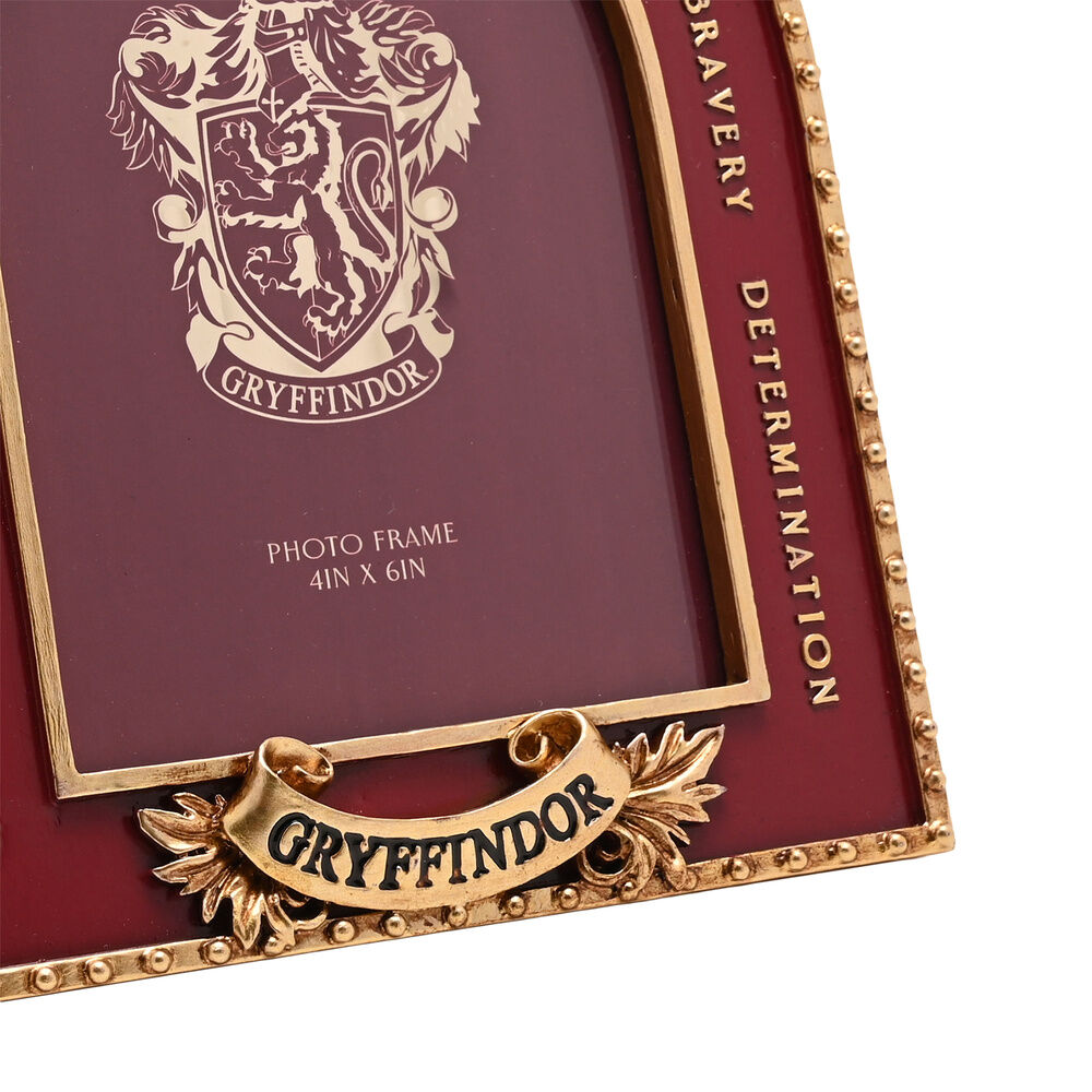 Marco de fotos Gryffindor de Harry Potter en burdeos y dorado - 3