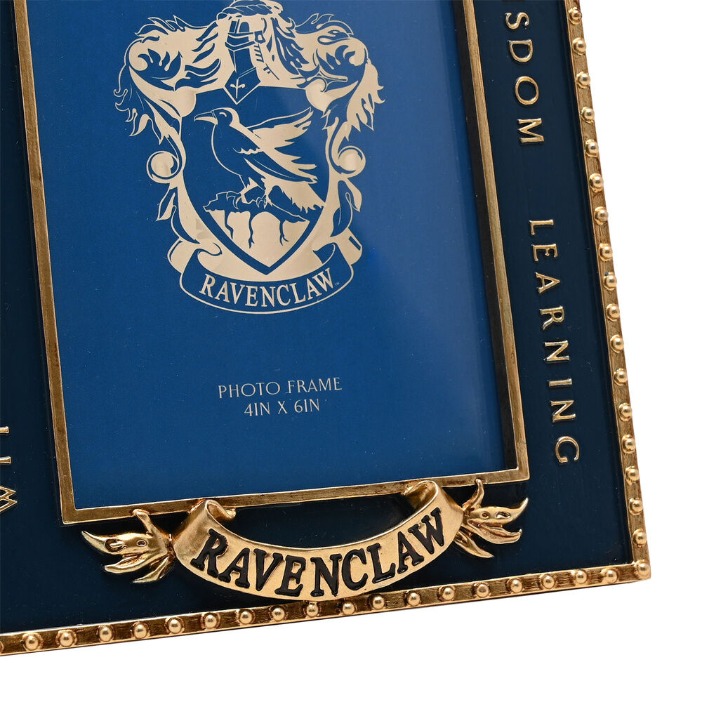 Marco de fotos Ravenclaw de Harry Potter azul y dorado - 3