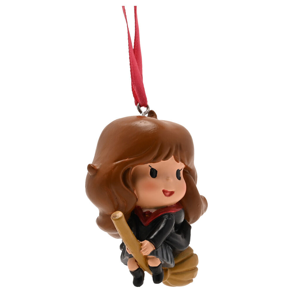 Adorno navideño de Hermione de Harry Potter sobre una escoba - 3