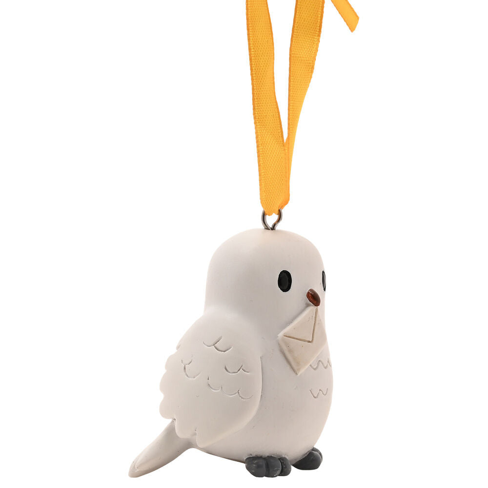 Adorno navideño de Hedwig de Harry Potter con sobre y cinta amarilla - 3