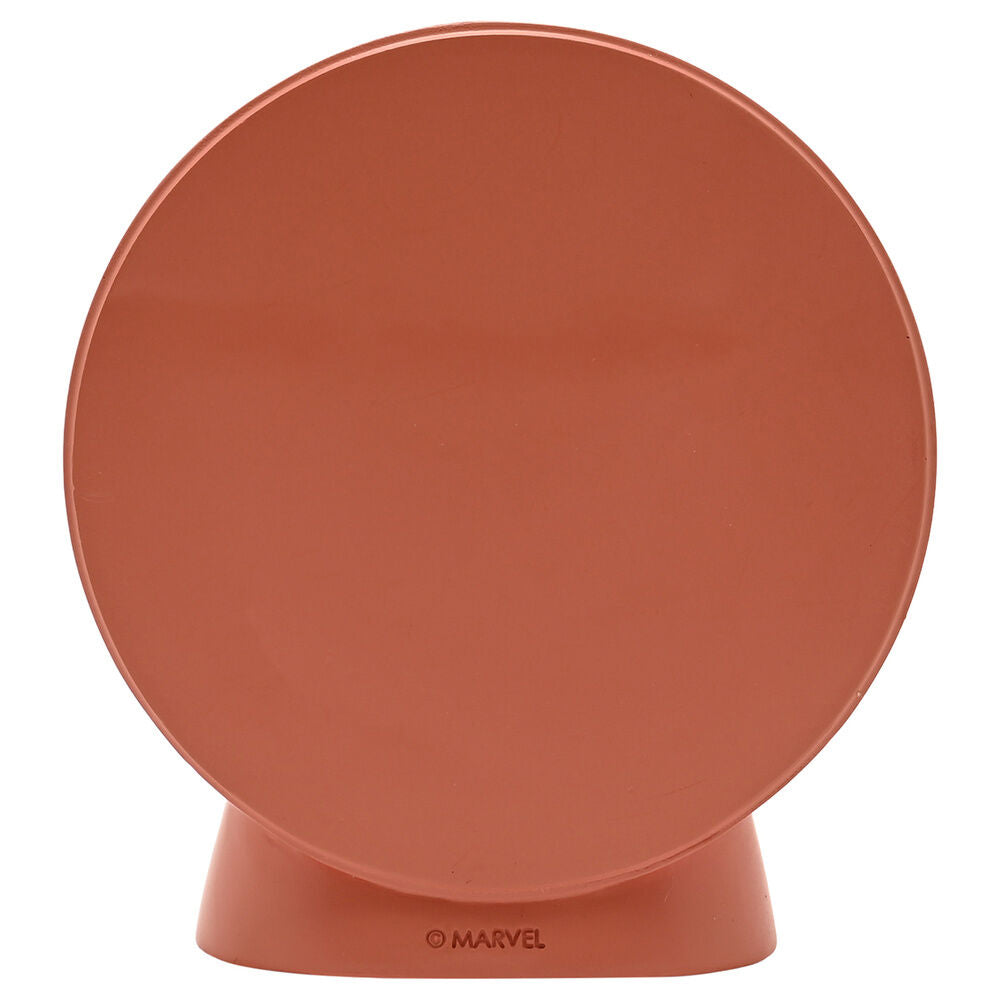 Hucha Marvel de Capitán América con diseño de escudo rojo, blanco y azul - 3
