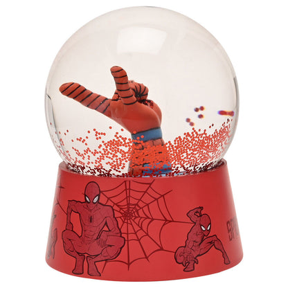 Bola de agua roja de Spider-Man Marvel con figura y partículas decorativas - 3