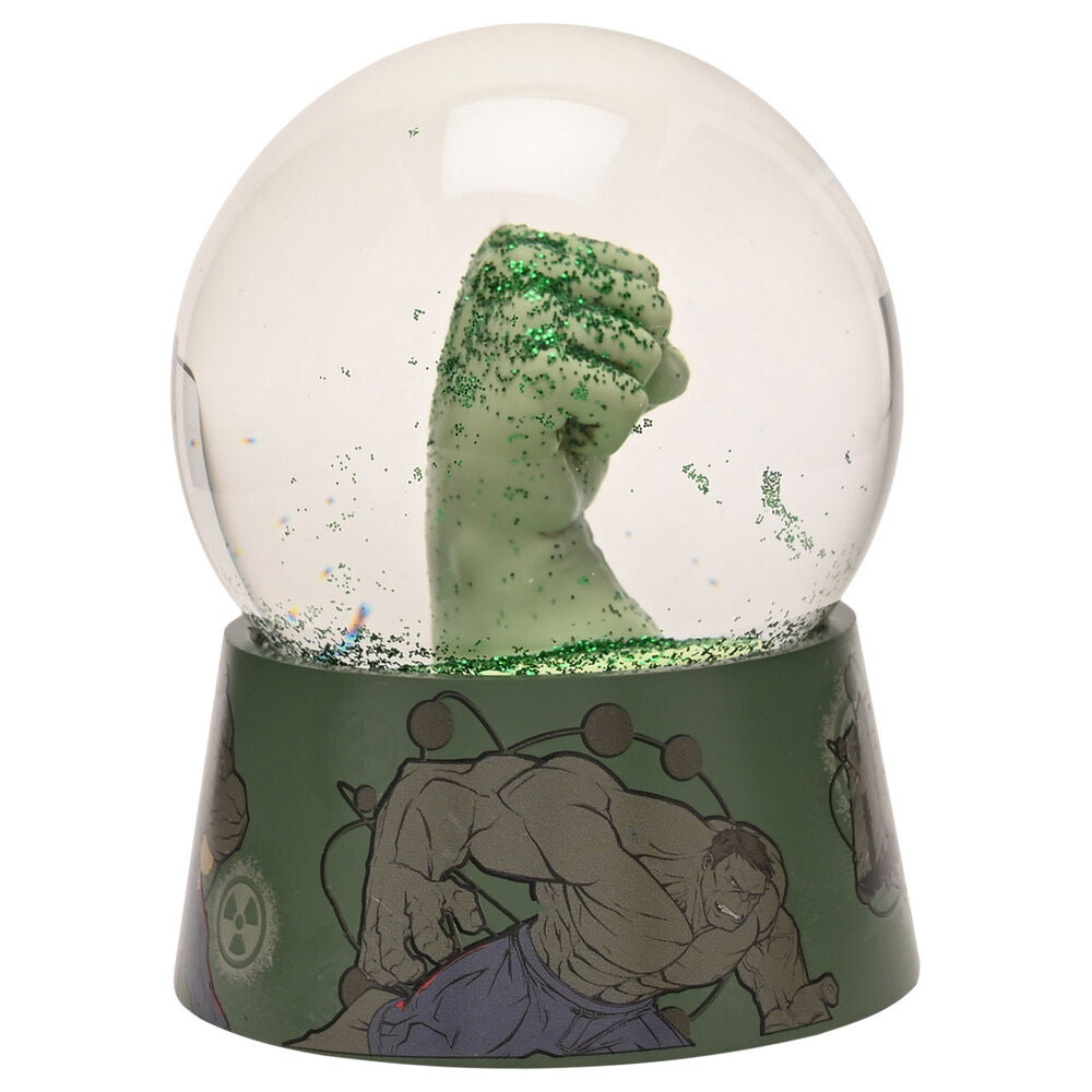 Bola de nieve Marvel de Hulk con puño verde - 3