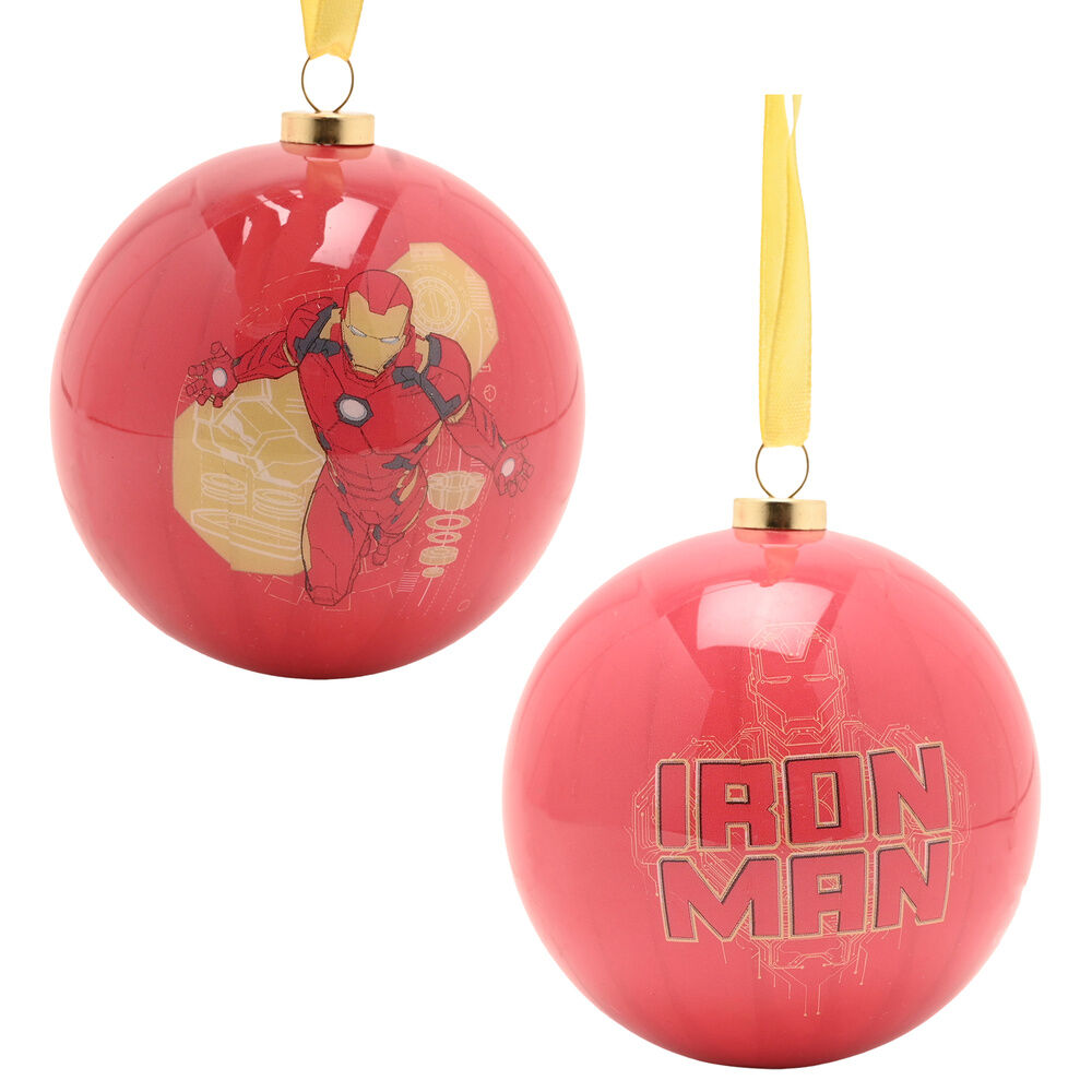 Set de seis bolas de Navidad Marvel Avengers con personajes - 3