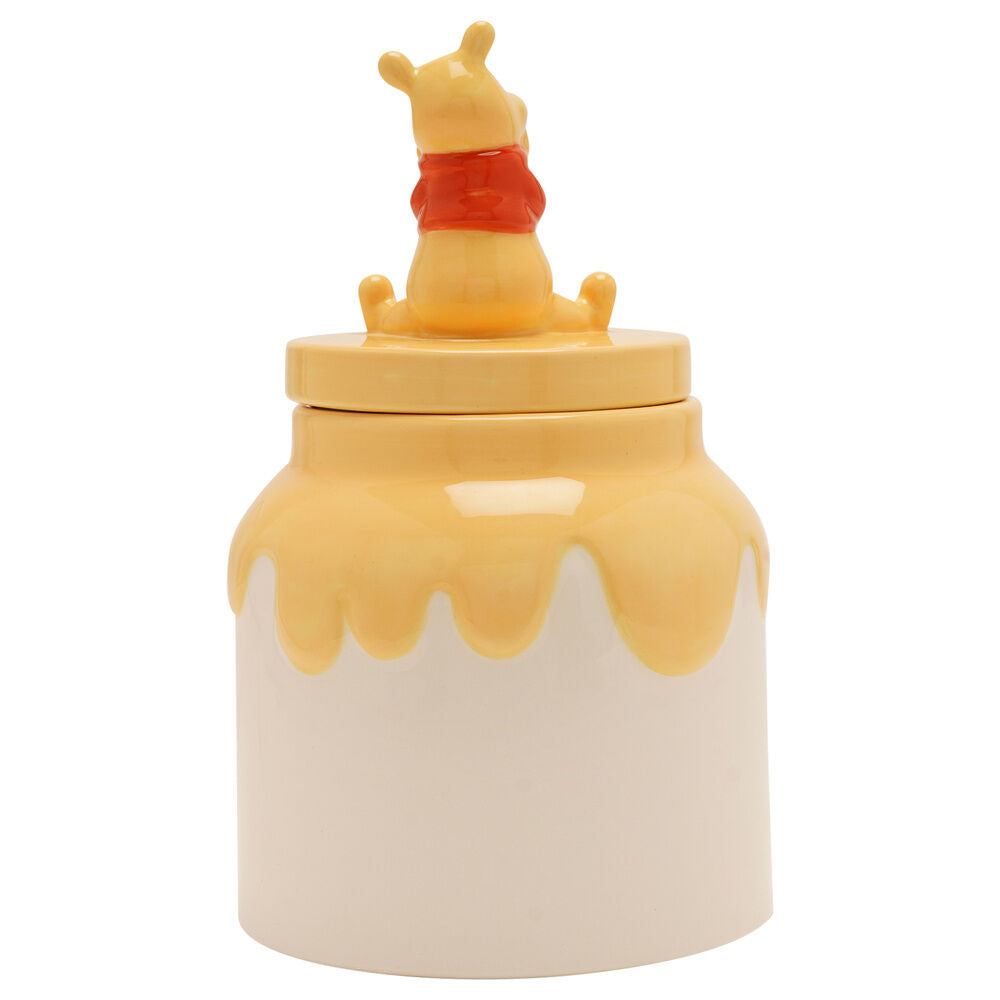 Tarro de cerámica de Winnie the Pooh con tapa decorada - 3