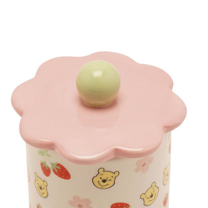 Tarro cerámico Flowers de Winnie the Pooh con tapa rosa - 3