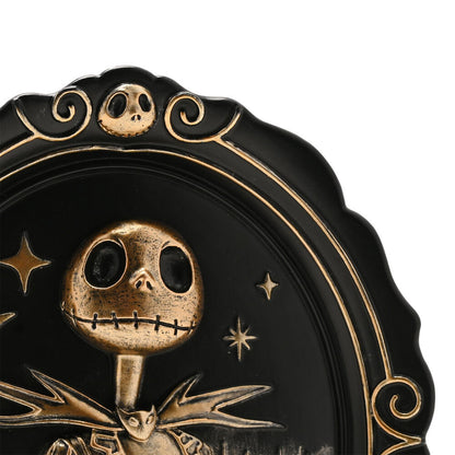 Placa de resina de Jack Skellington en negro y dorado - 3
