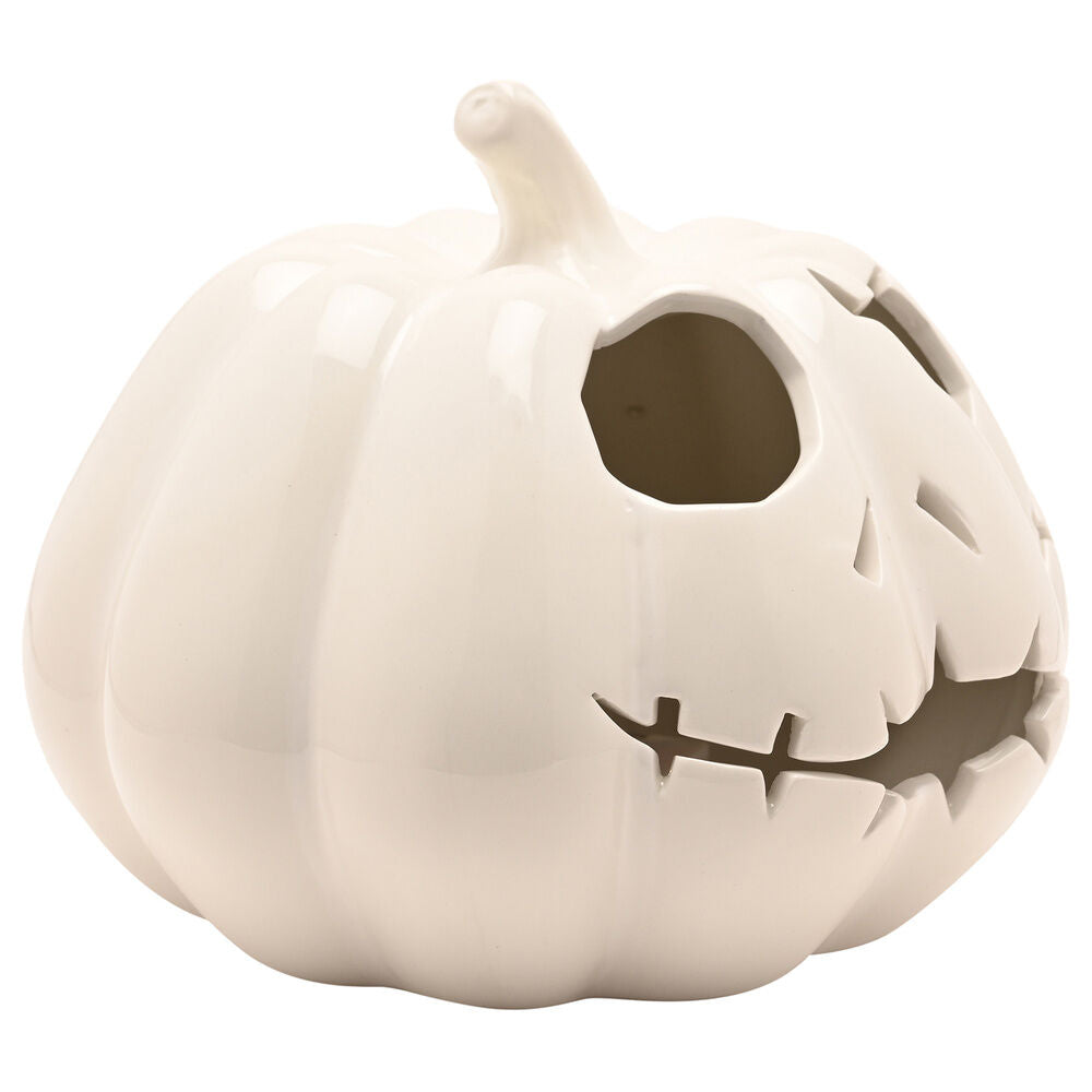 Adorno luminoso de cerámica con rostro de Jack en forma de calabaza - 3