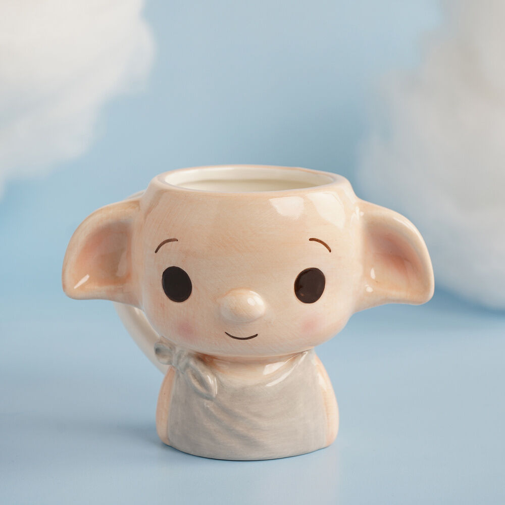 Taza 3D de cerámica con forma de Dobby de Harry Potter - 4