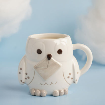 Taza 3D de cerámica con forma de Hedwig de Harry Potter - 4