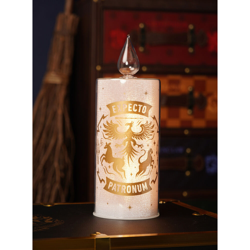 Vela LED Patronus de Harry Potter con diseño Expecto Patronum - 4