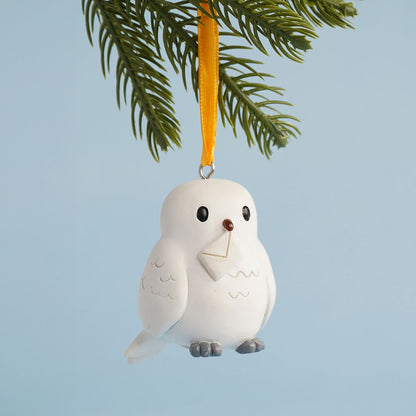 Adorno navideño de Hedwig de Harry Potter con sobre y cinta amarilla - 4