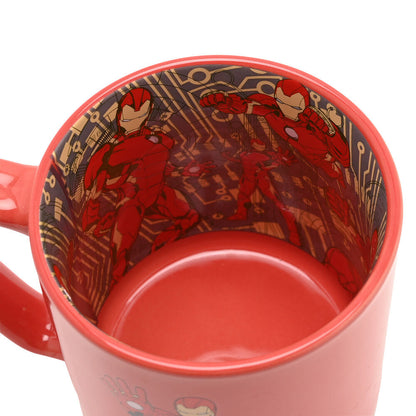 Taza roja de cerámica Iron Man Marvel de 500 ml - 4