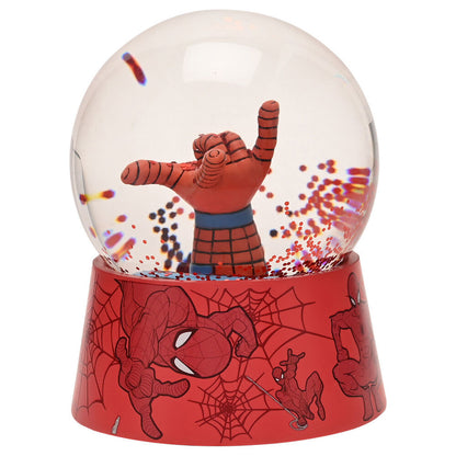 Bola de agua roja de Spider-Man Marvel con figura y partículas decorativas - 4