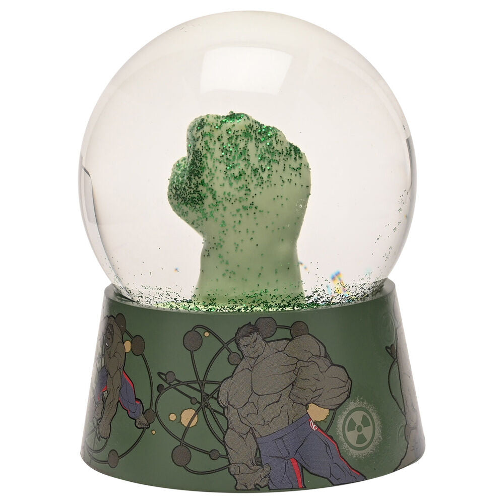 Bola de nieve Marvel de Hulk con puño verde - 4