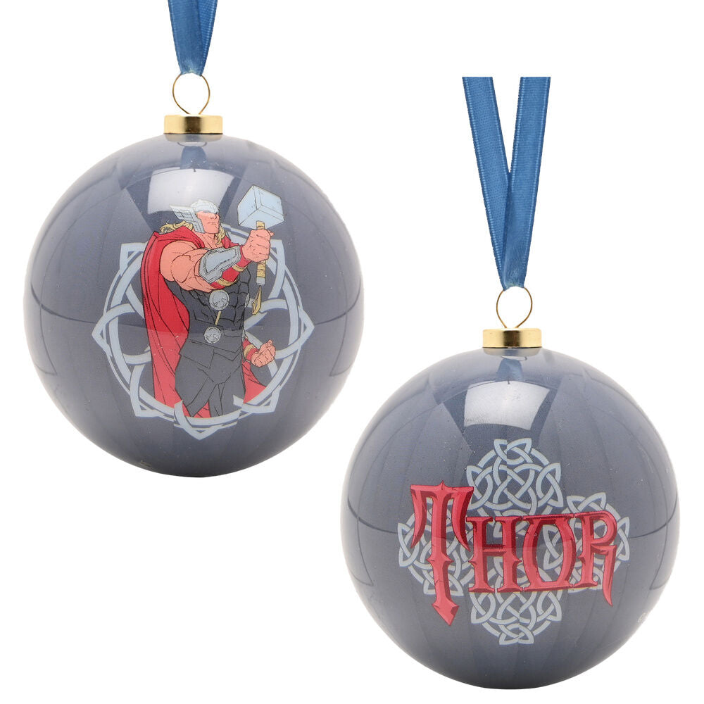 Set de seis bolas de Navidad Marvel Avengers con personajes - 4