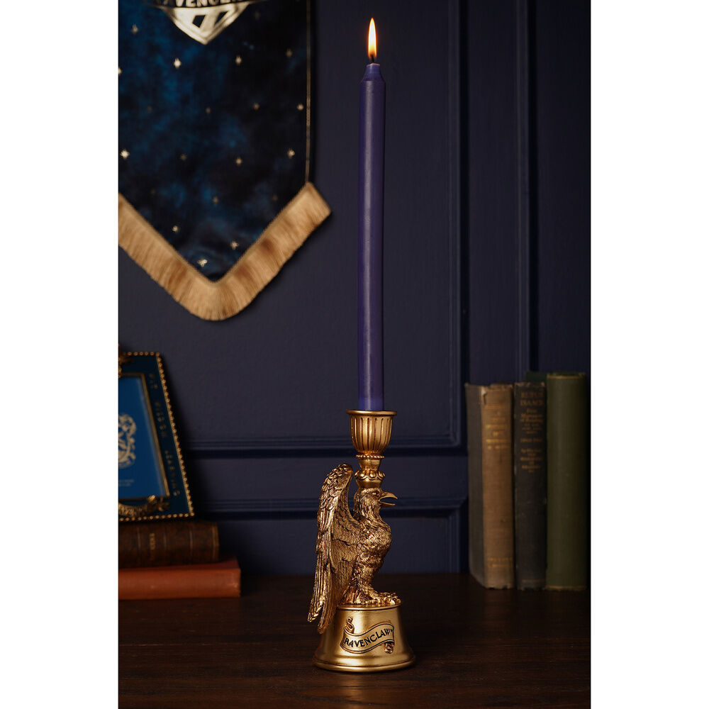 Portavelas 3D dorado con cuervo Ravenclaw de Harry Potter - 7