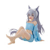 Figura Tamamo Cross Relax Time de 13 cm con conjunto azul claro