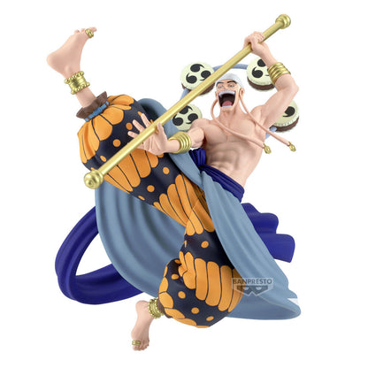 Figura de Enel de One Piece con bastón dorado y tambores