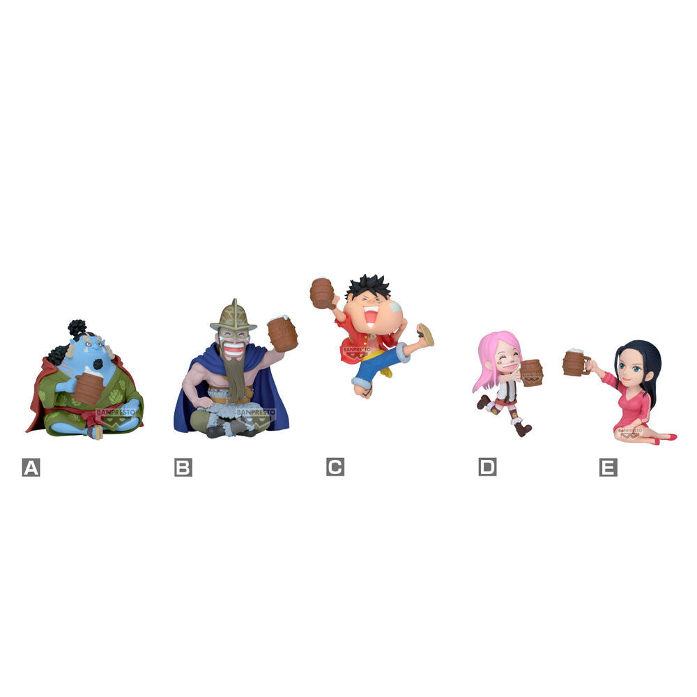Figura BANPRESTO World Collectable Figure Banquet 1 de One Piece de 7 cm
