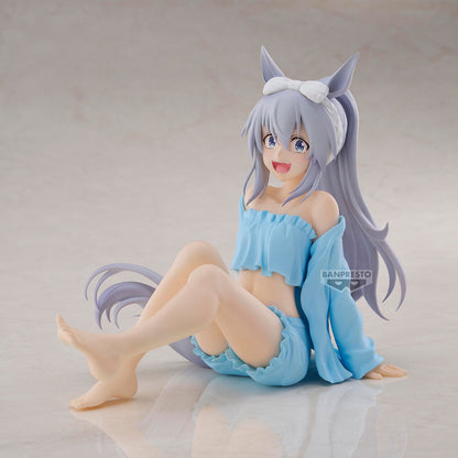 Figura Tamamo Cross Relax Time de 13 cm con conjunto azul claro - 2