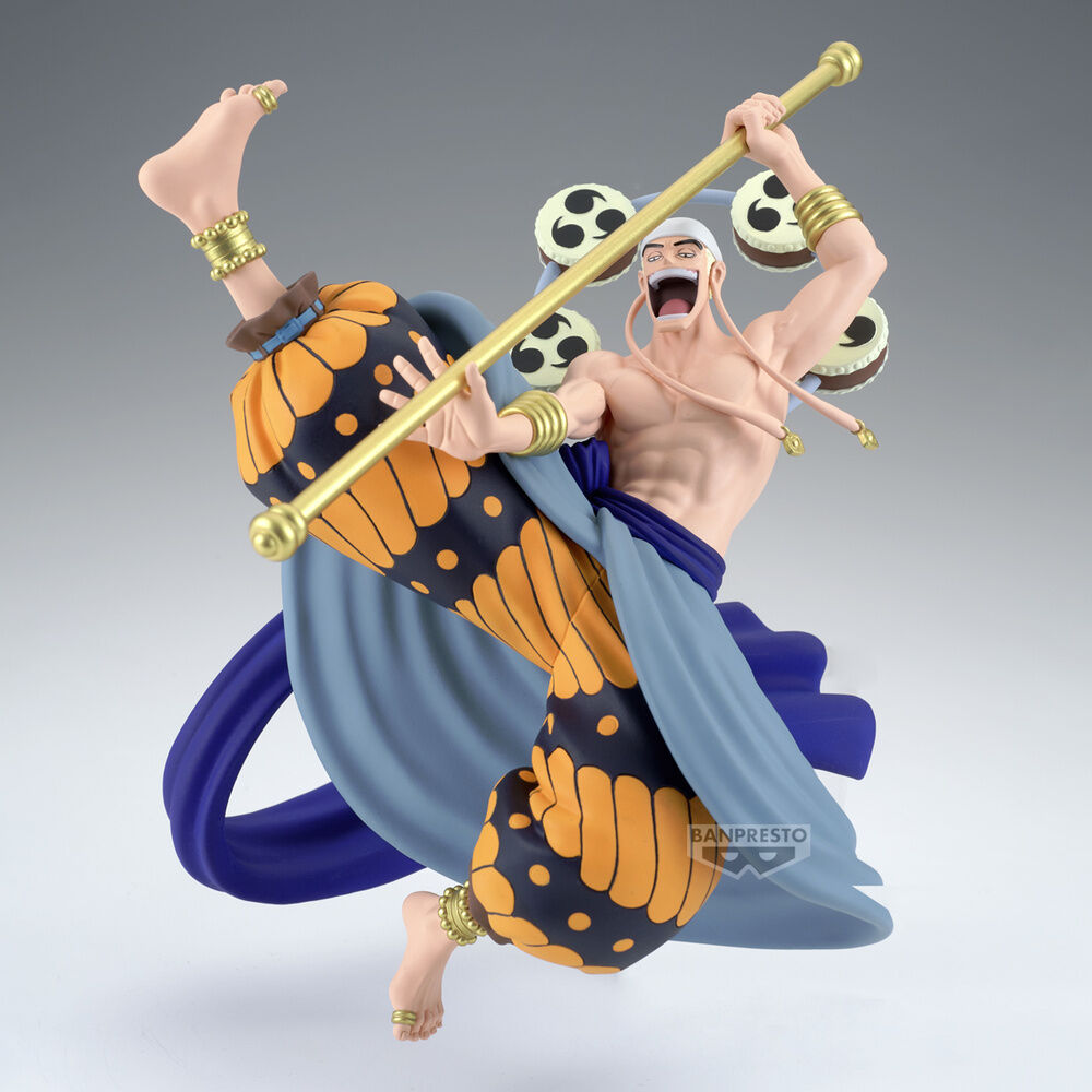 Figura de Enel de One Piece con bastón dorado y tambores - 2