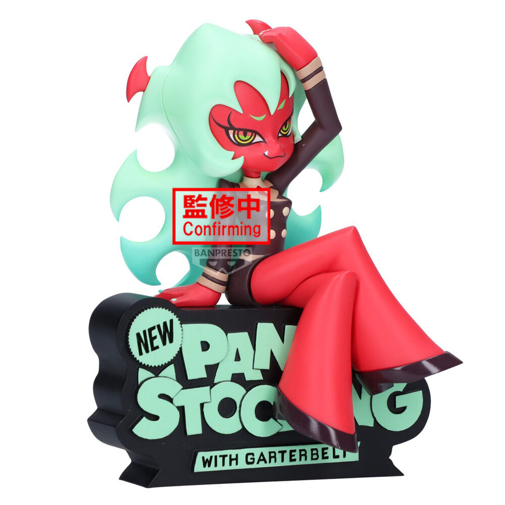 Figura de Scanty de New Panty Stocking with Garterbelt sobre base decorada - 2