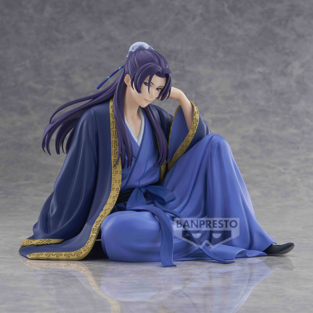 Figura de Jinshi de The Apothecary Diaries sentado con vestimenta azul - 2