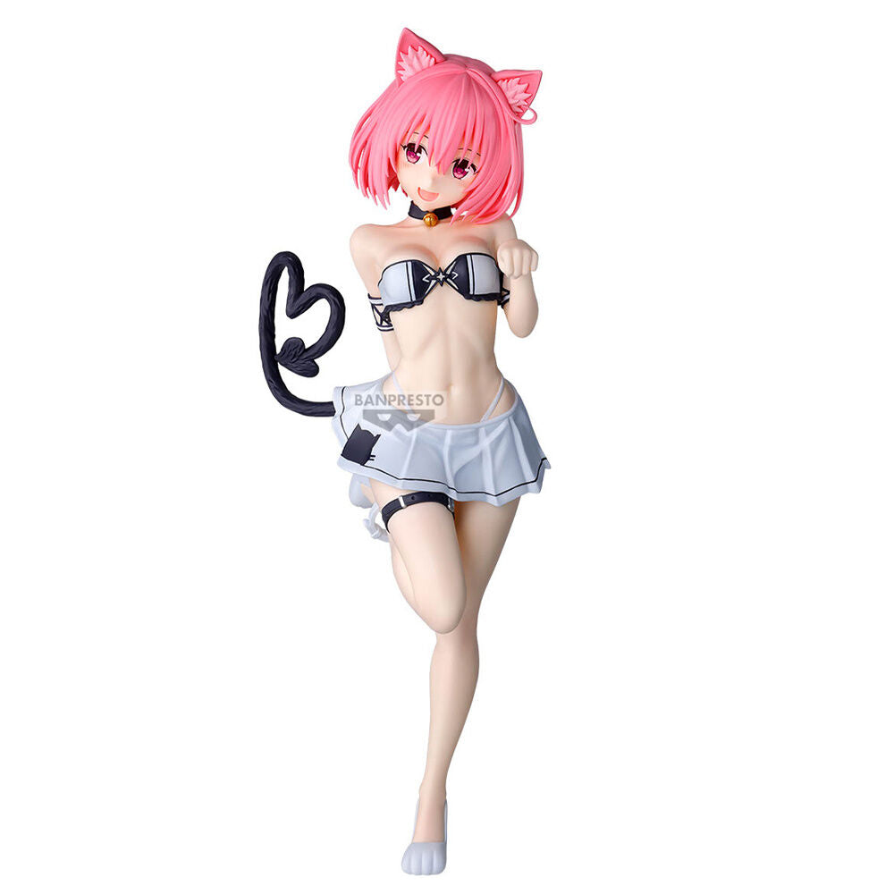 Figura de Momo Belia Deviluke de To LOVEru Darkness con orejas y cola de gato - 2