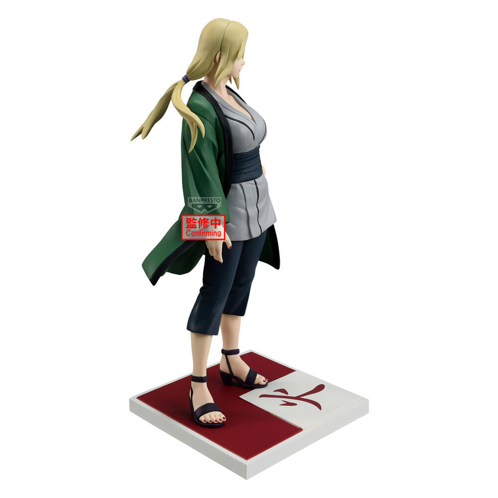 Figura de Tsunade Hokage de Naruto Shippuden sobre base decorativa - 2