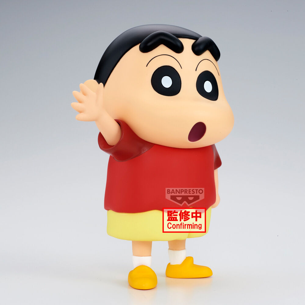 Figura de Shinnosuke Nohara de Crayon Shinchan con camiseta roja - 3