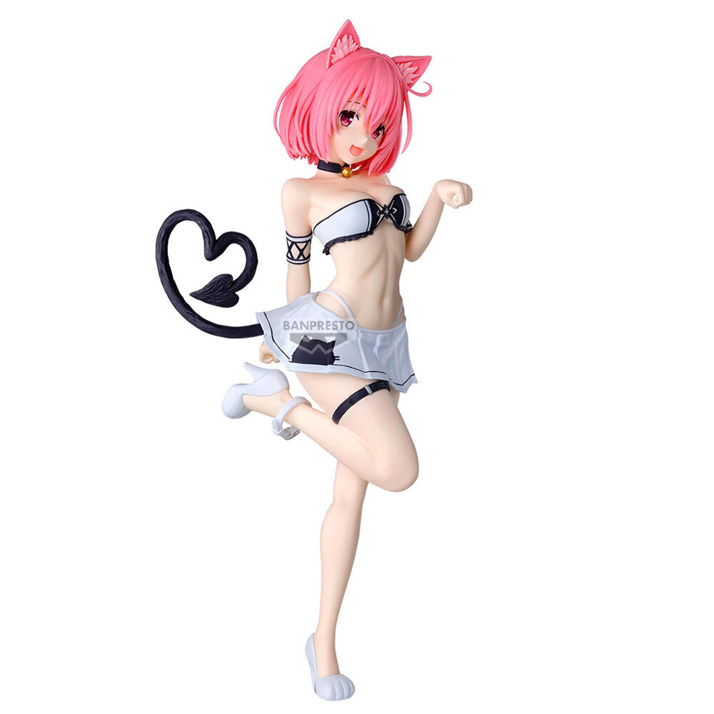 Figura de Momo Belia Deviluke de To LOVEru Darkness con orejas y cola de gato - 3